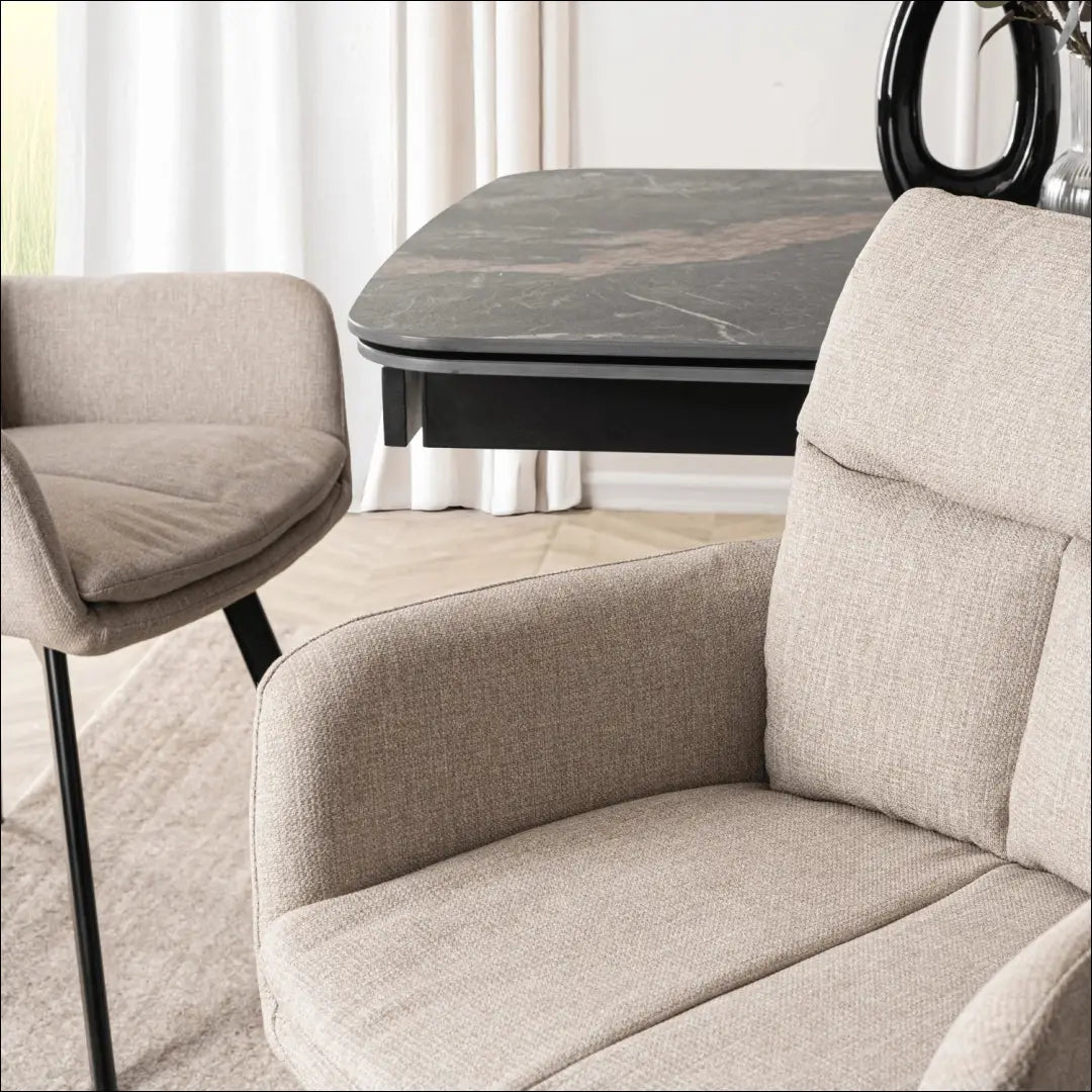 Sukama kėdė su audiniu smėlio spalvos TE1004 - €101 Save 15% 100-200, __label:Pristatymas 5-14 d.d., elite, Krzesła,