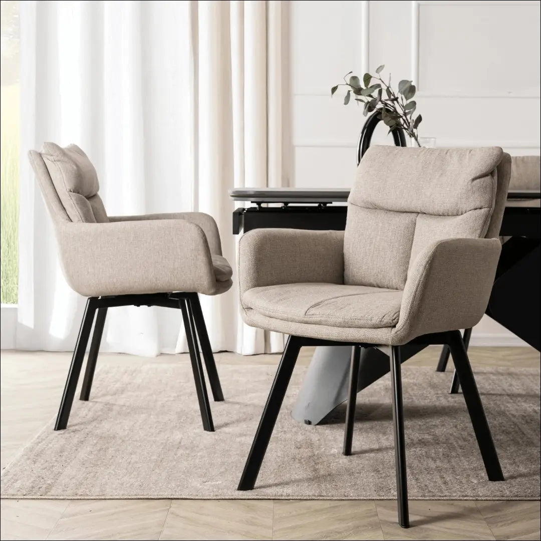 Sukama kėdė su audiniu smėlio spalvos TE1004 - €101 Save 15% 100-200, __label:Pristatymas 5-14 d.d., elite, Krzesła,
