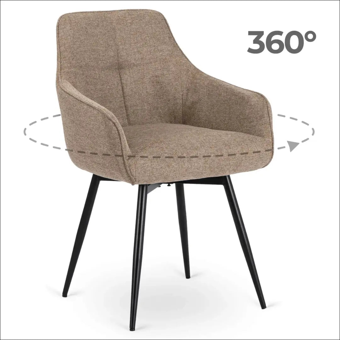 Sukama kėdė su audiniu smėlio spalvos TE809 - €80 Save 15% 50-100, __label:Pristatymas 5-14 d.d., elite, Krzesła,