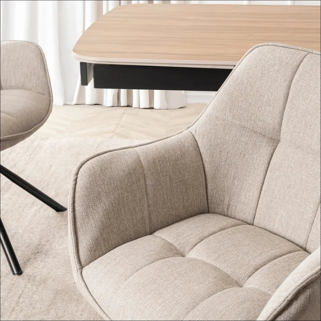 Sukama kėdė su audiniu smėlio spalvos TE980 - €109 Save 15% 100-200, __label:Pristatymas 5-14 d.d., elite, Krzesła,