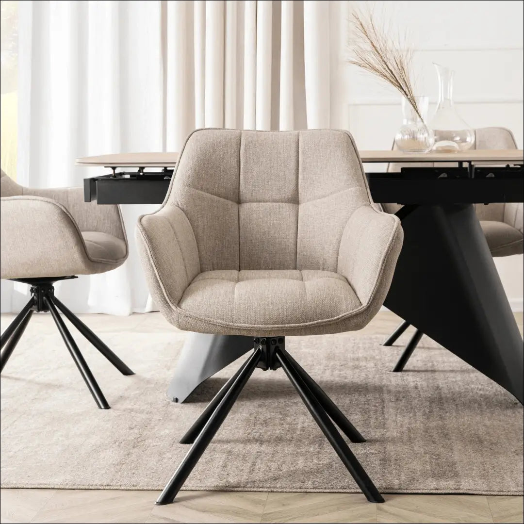 Sukama kėdė su audiniu smėlio spalvos TE980 - €109 Save 15% 100-200, __label:Pristatymas 5-14 d.d., elite, Krzesła,