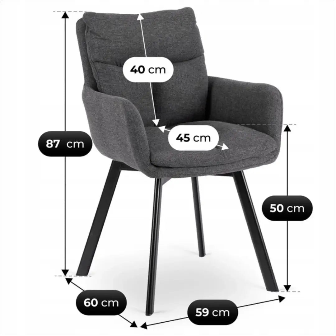 Sukama kėdė su audiniu TE1023 - €101 Save 15% 100-200, __label:Pristatymas 5-14 d.d., elite, Krzesła,