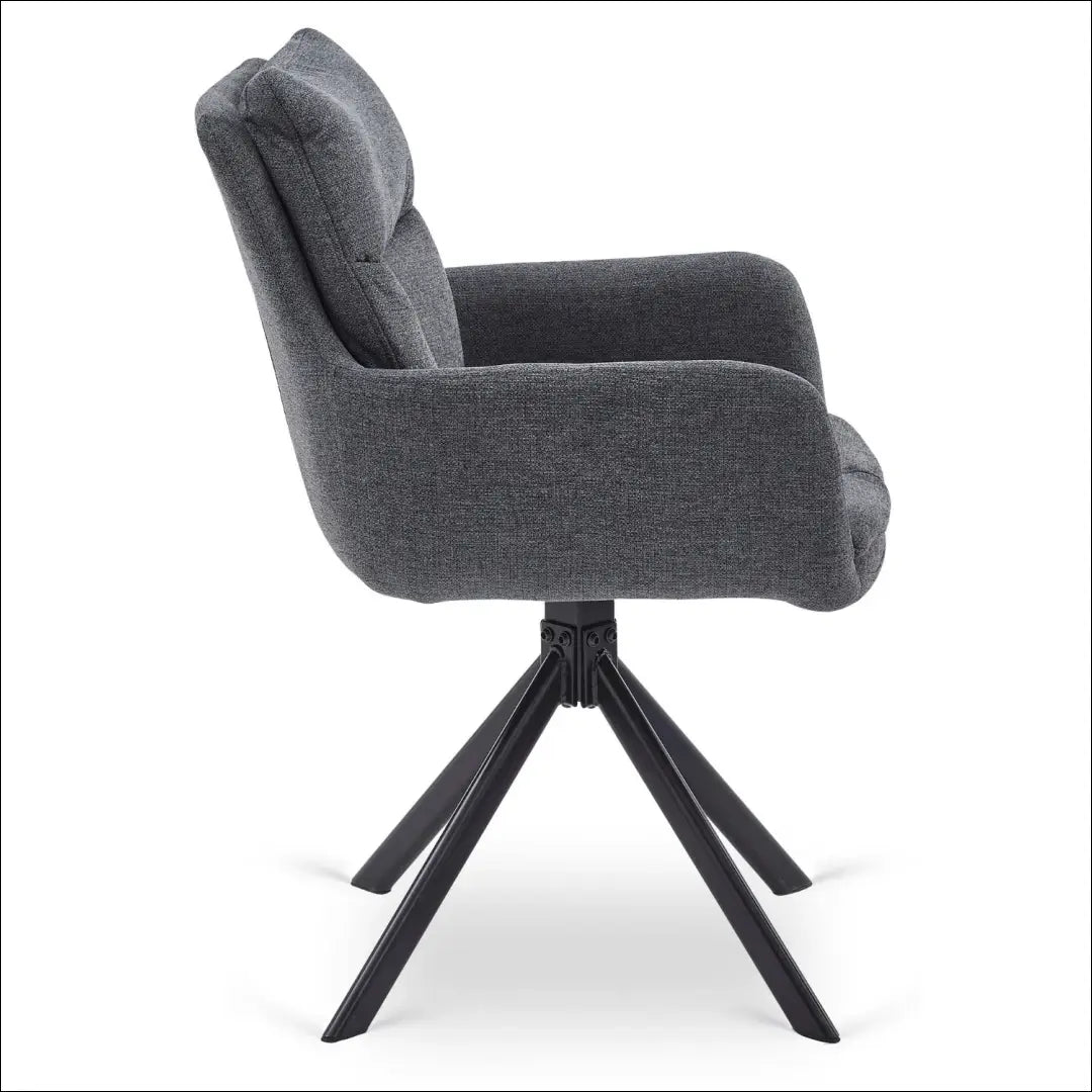 Sukama kėdė su audiniu TE835 - €97 Save 15% 50-100, __label:Pristatymas 5-14 d.d., elite, Krzesła, spalva-ciemnoszary