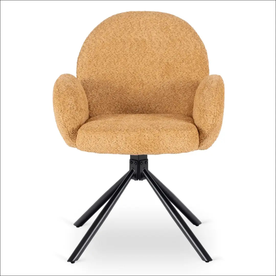 Sukama kėdė su buklė audinio audiniu garstyčių spalvos TE1060 - €104 Save 15% 100-200, __label:Pristatymas 5-14 d.d.,
