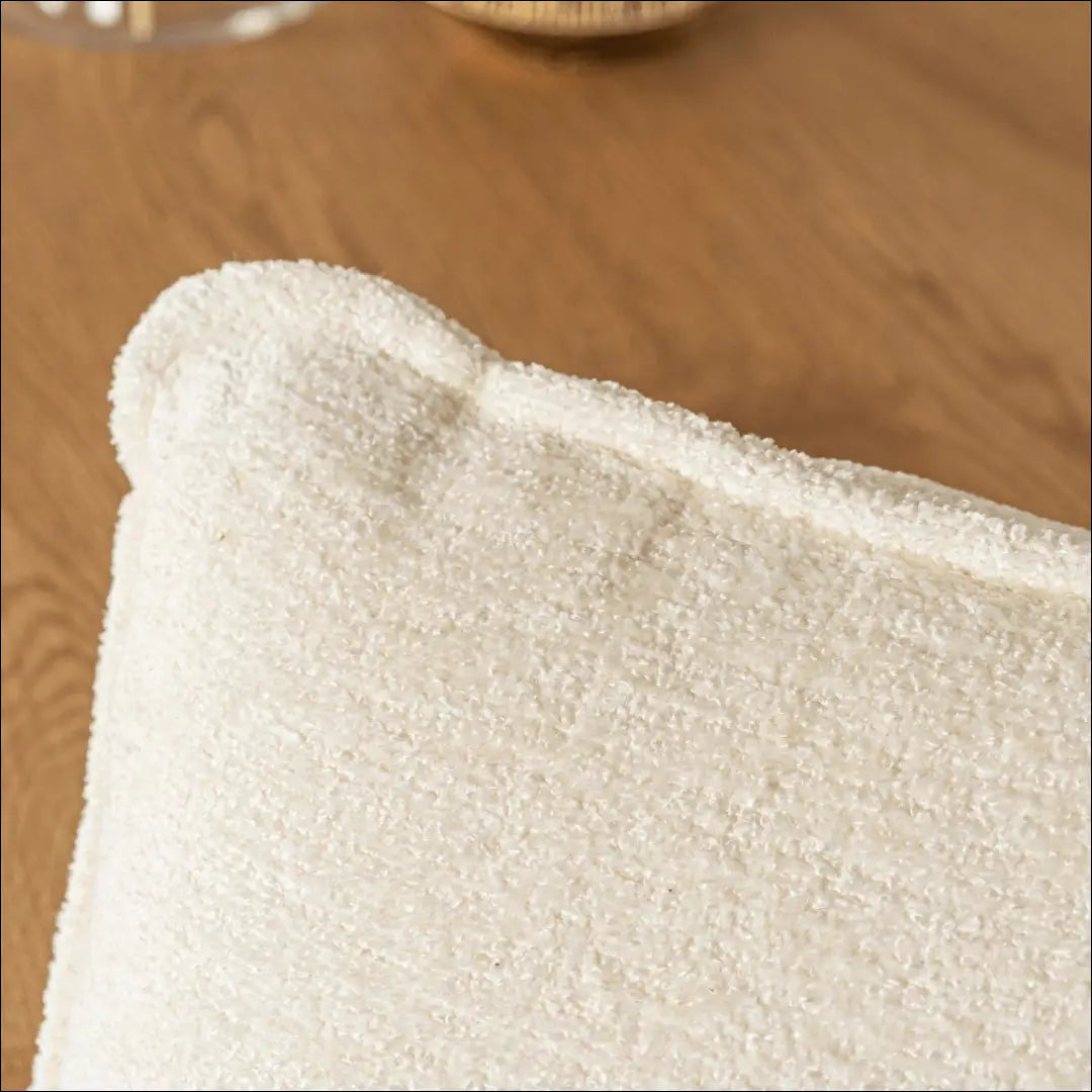 Sukama kėdė su buklė audinio audiniu kreminės spalvos TE1147 - €126 Save 15% 100-200, __label:Pristatymas 5-14 d.d.,