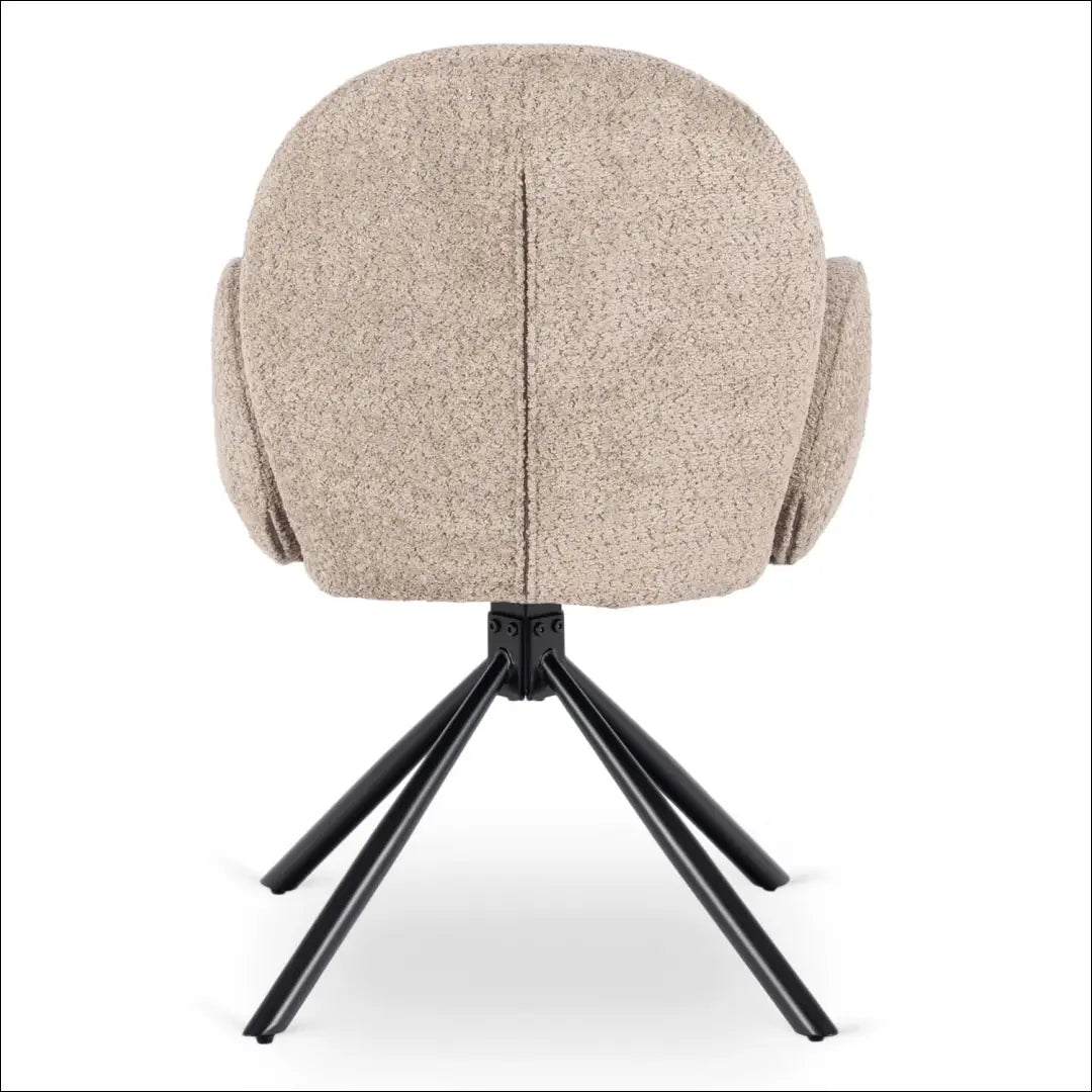 Sukama kėdė su buklė audinio audiniu rudos spalvos TE1059 - €100 Save 15% 100-200, __label:Pristatymas 5-14 d.d.,