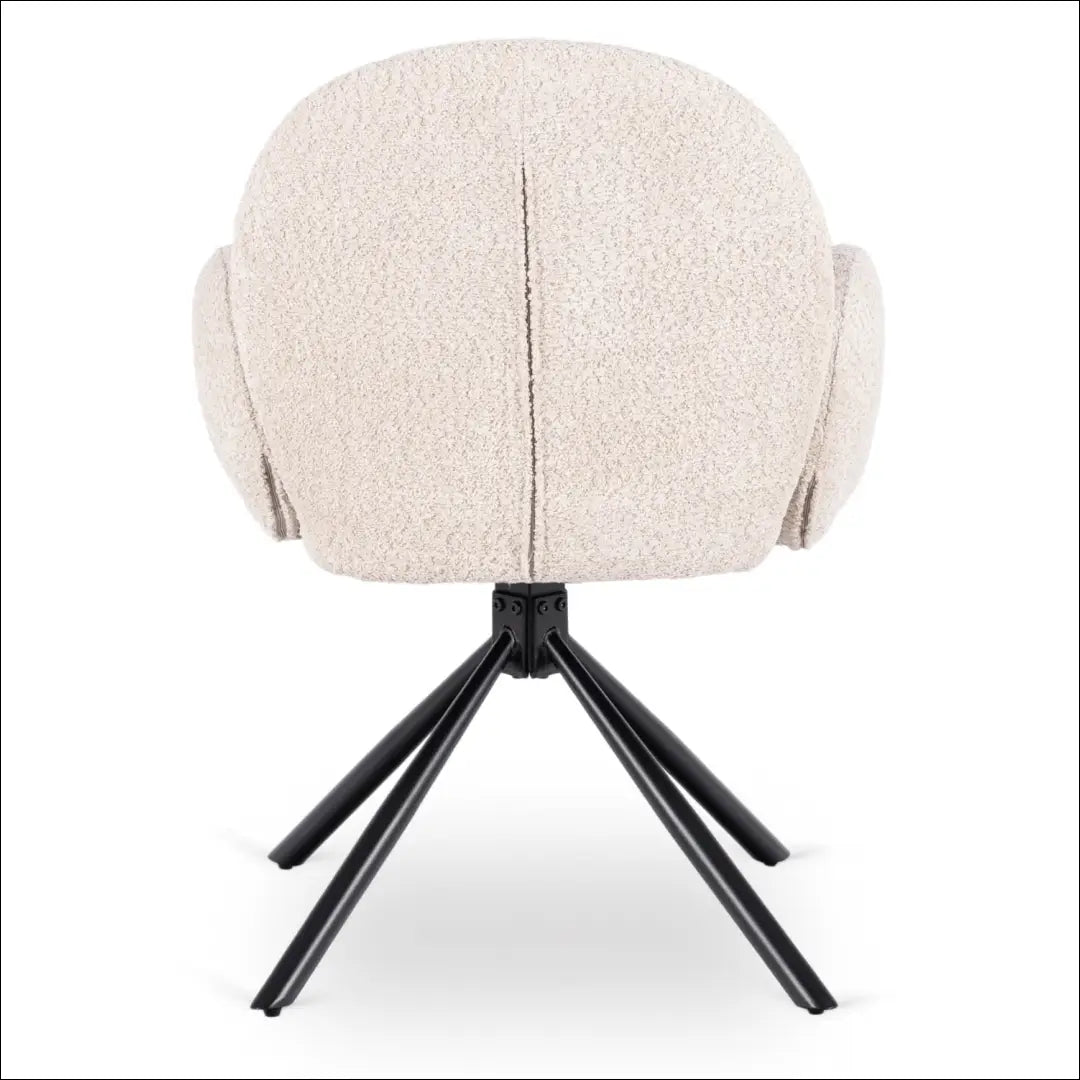 Sukama kėdė su buklė audinio audiniu smėlio spalvos TE1058 - €104 Save 15% 100-200, __label:Pristatymas 5-14 d.d.,
