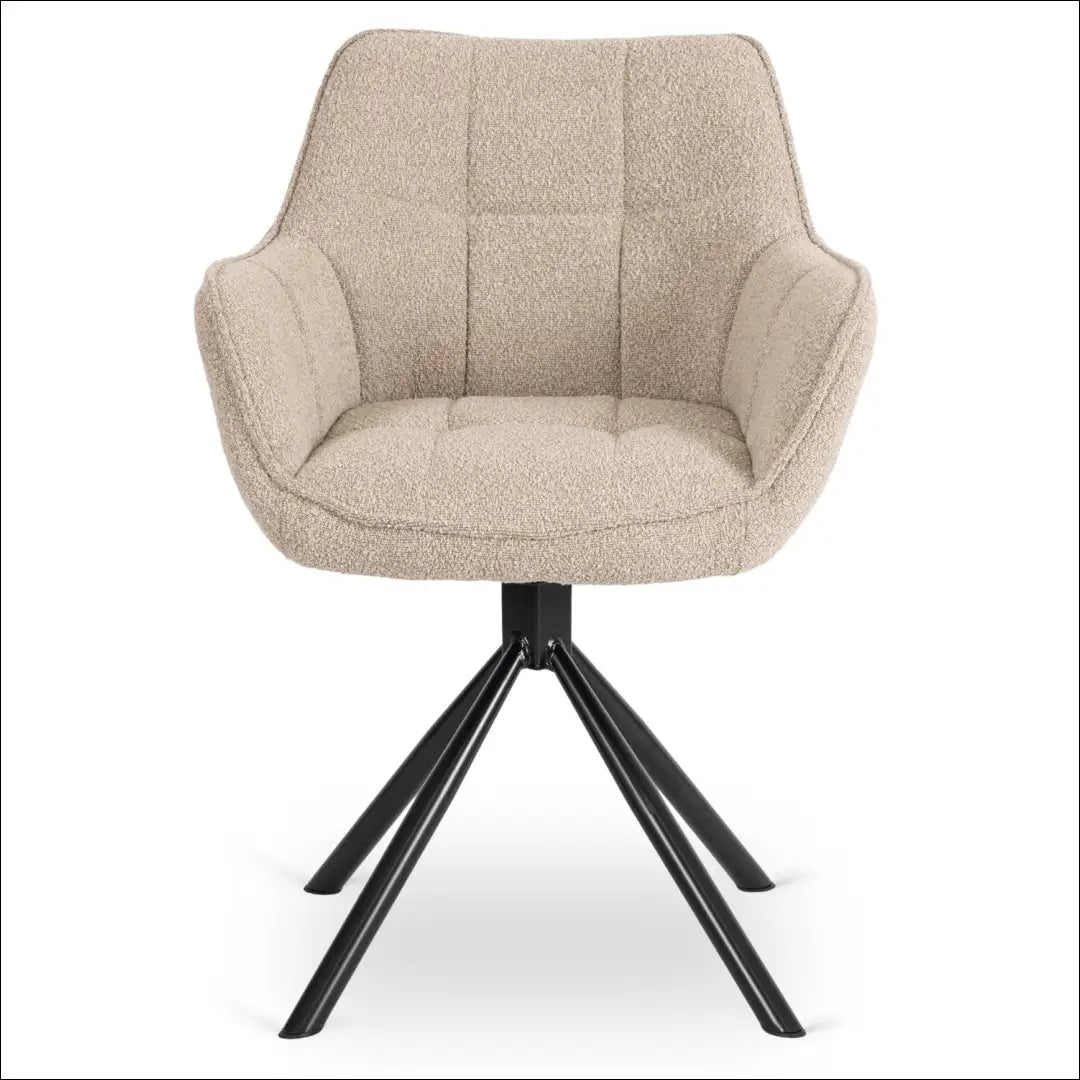Sukama kėdė su buklė audinio audiniu smėlio spalvos TE335 - €112 Save 15% 100-200, __label:Pristatymas 5-14 d.d.,