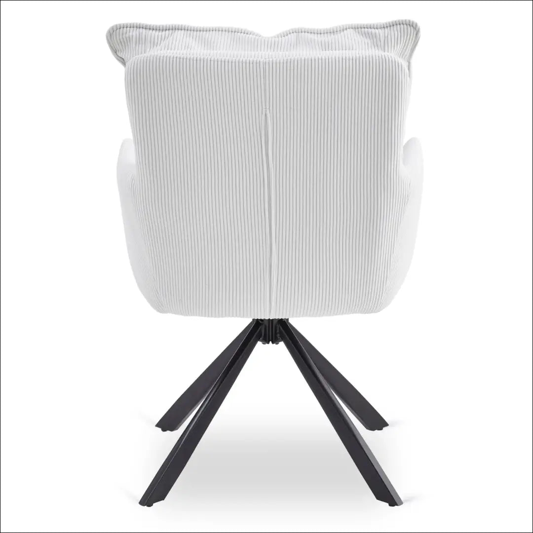 Sukama kėdė su korduro audiniu kreminės spalvos TE877 - €91 Save 15% 50-100, __label:Pristatymas 5-14 d.d., elite,
