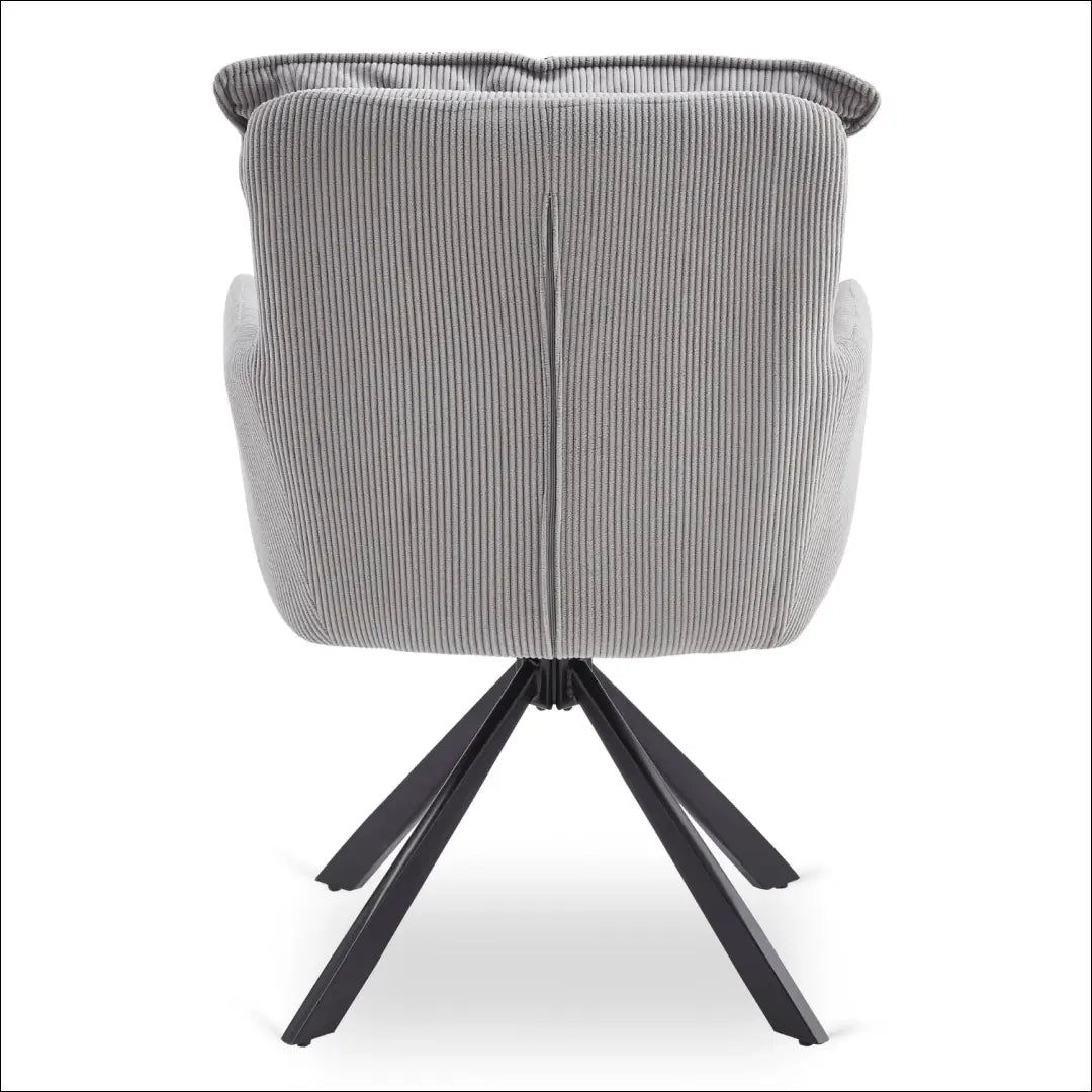 Sukama kėdė su korduro audiniu pilkos spalvos TE880 - €121 Save 15% 100-200, __label:Pristatymas 5-14 d.d., elite,