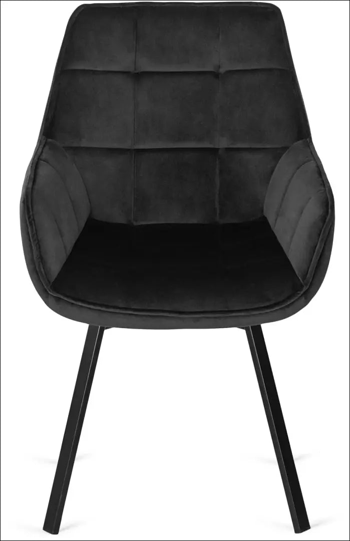 Sukama kėdė su veliūro audiniu juodos spalvos TE101 - €96 Save 15% 50-100, __label:Pristatymas 5-14 d.d., elite,