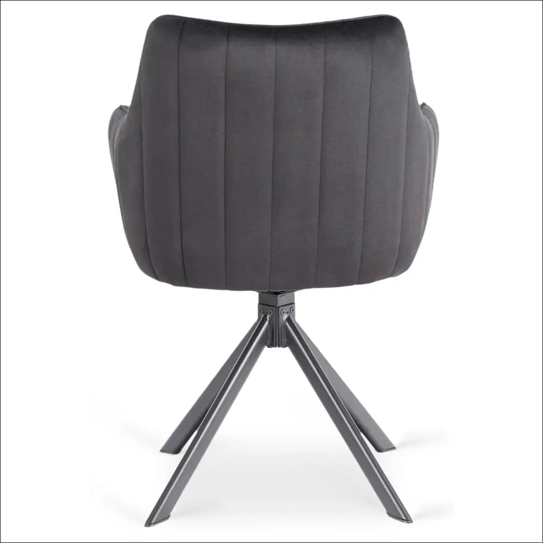 Sukama kėdė su veliūro audiniu juodos spalvos TE922 - €105 Save 15% 100-200, __label:Pristatymas 5-14 d.d., elite,