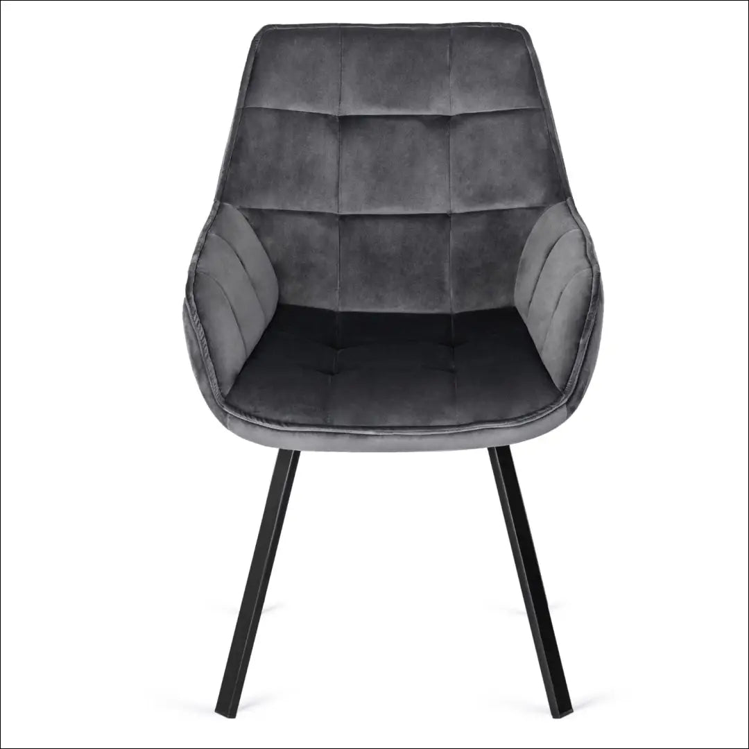 Sukama kėdė su veliūro audiniu pilkos spalvos TE100 - €96 Save 15% 50-100, __label:Pristatymas 5-14 d.d., elite,