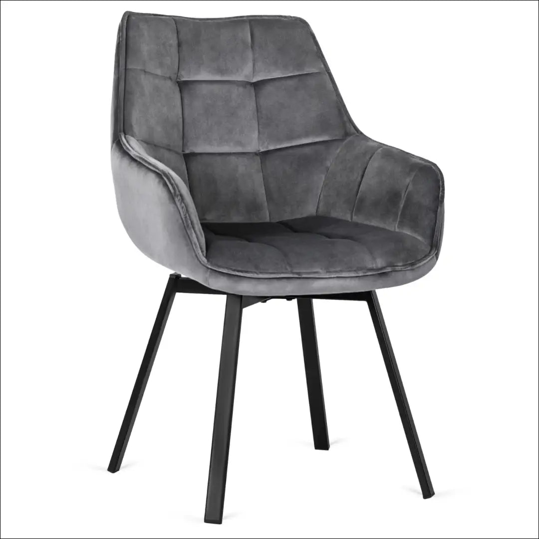 Sukama kėdė su veliūro audiniu pilkos spalvos TE100 - €96 Save 15% 50-100, __label:Pristatymas 5-14 d.d., elite,