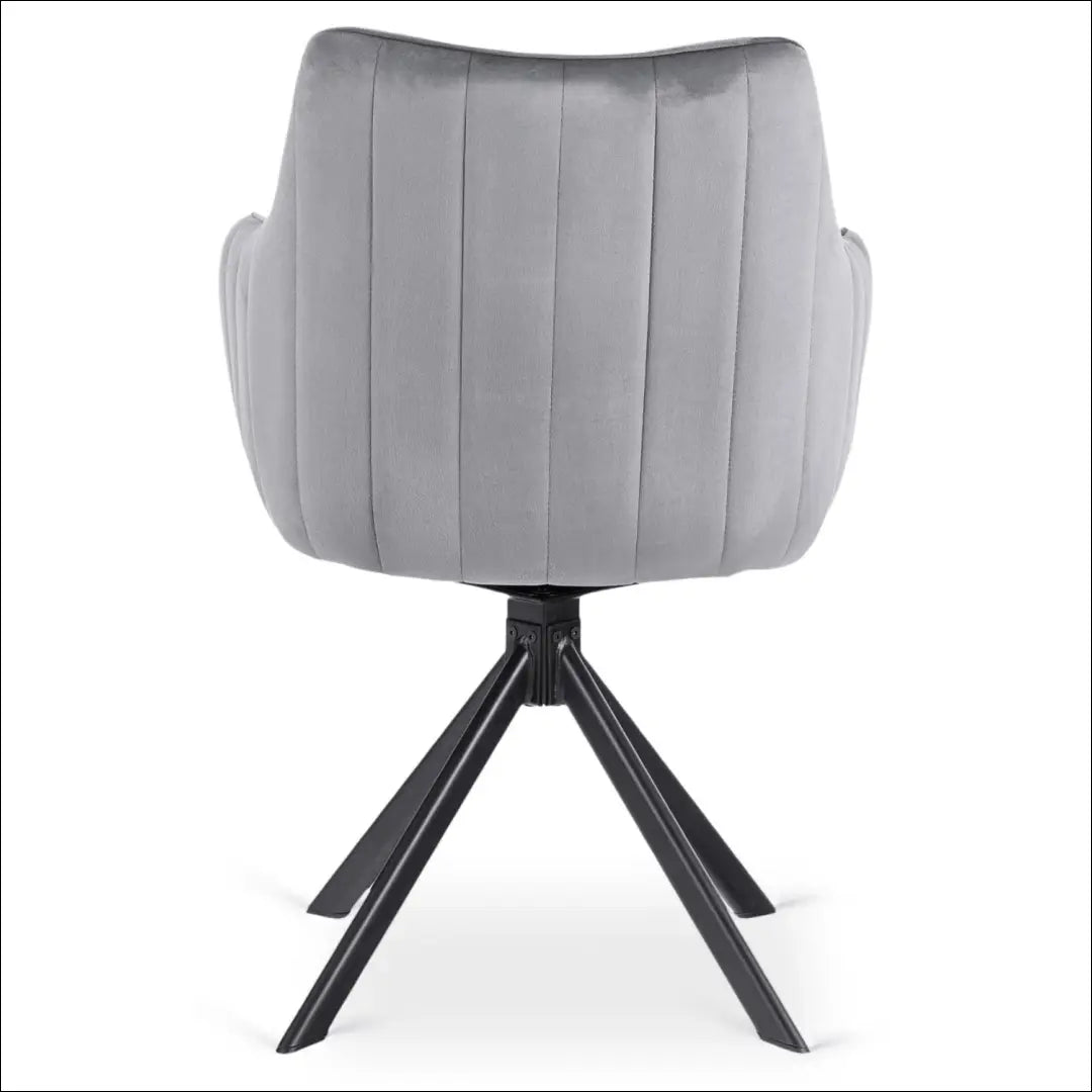 Sukama kėdė su veliūro audiniu pilkos spalvos TE981 - €105 Save 15% 100-200, __label:Pristatymas 5-14 d.d., elite,