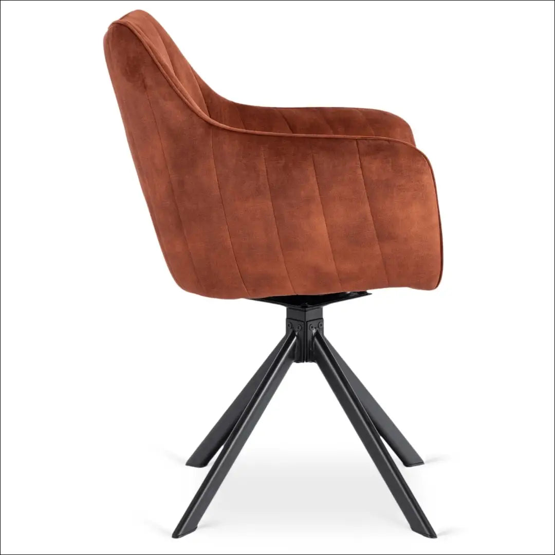 Sukama kėdė su veliūro audiniu rusvos spalvos TE1002 - €105 Save 15% 100-200, __label:Pristatymas 5-14 d.d., elite,