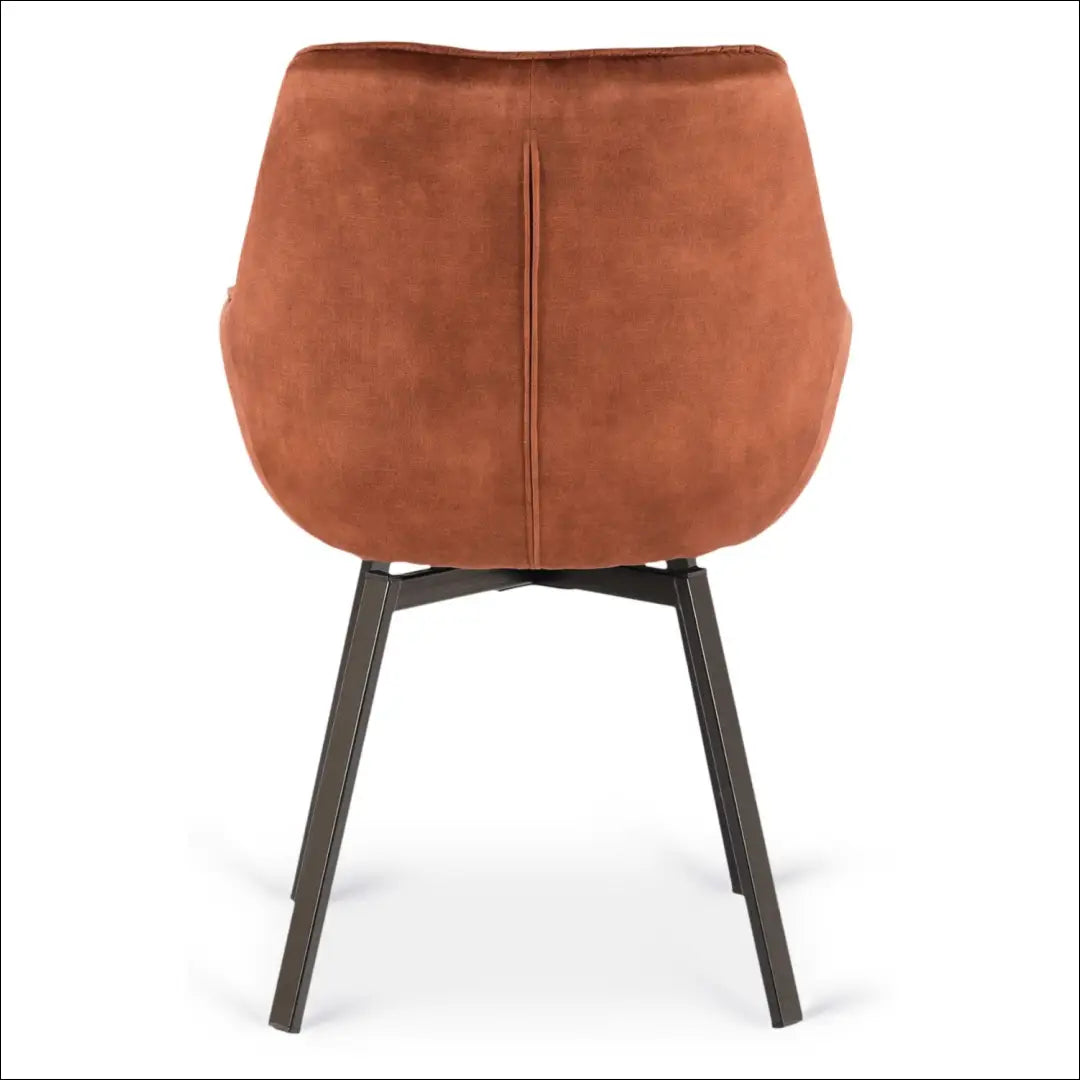Sukama kėdė su veliūro audiniu rusvos spalvos TE988 - €96 Save 15% 50-100, __label:Pristatymas 5-14 d.d., elite,