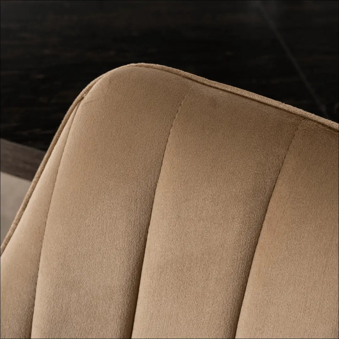 Sukama kėdė su veliūro audiniu smėlio spalvos TE1022 - €105 Save 15% 100-200, __label:Pristatymas 5-14 d.d., elite,