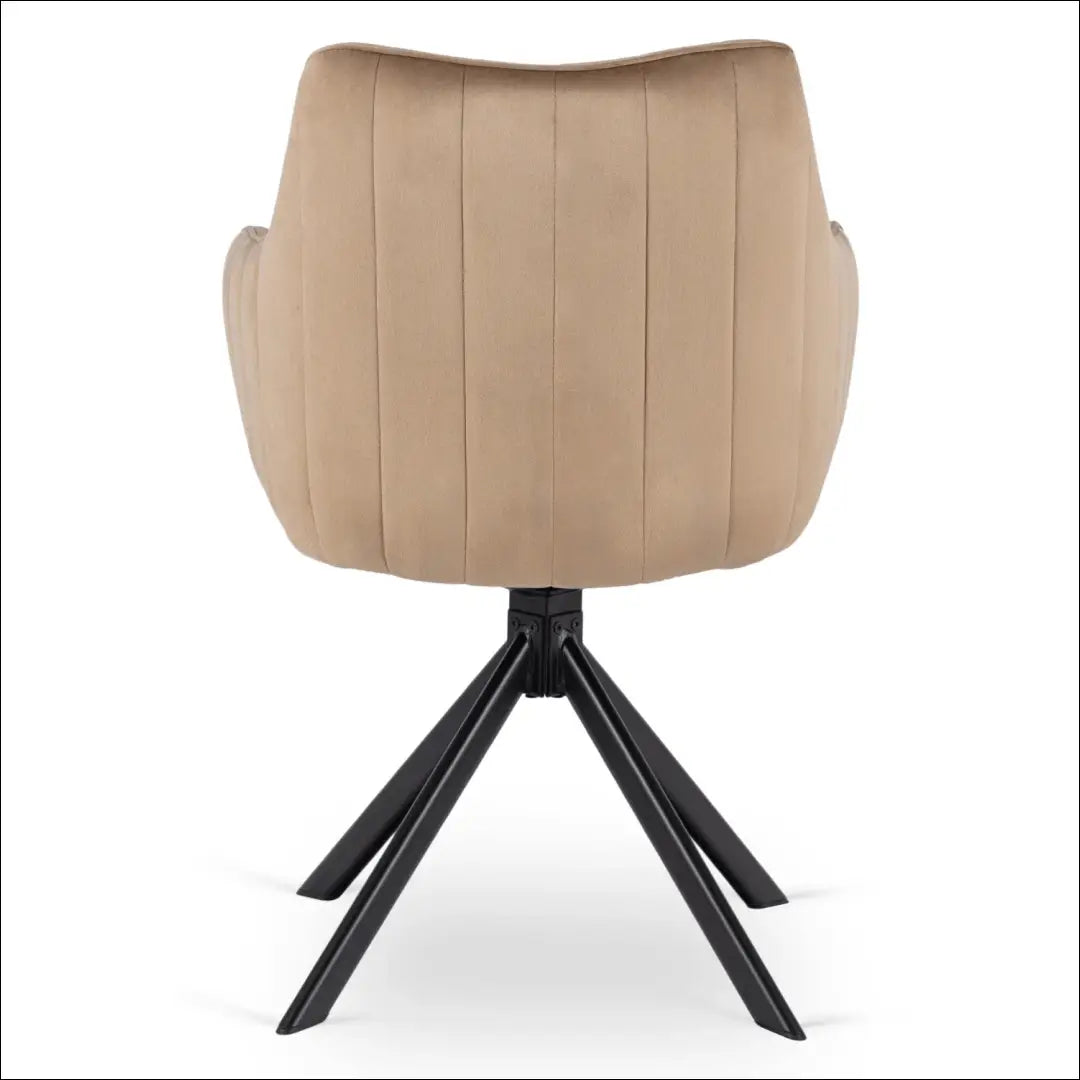 Sukama kėdė su veliūro audiniu smėlio spalvos TE1022 - €105 Save 15% 100-200, __label:Pristatymas 5-14 d.d., elite,