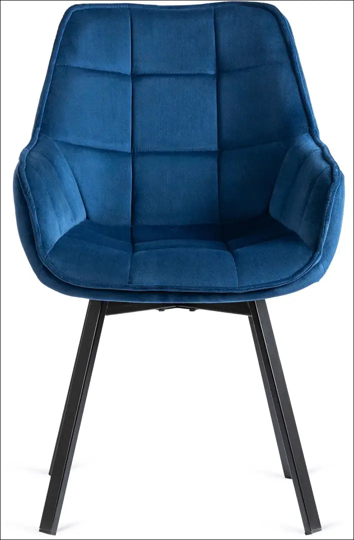 Sukama kėdė su veliūro audiniu tamsiai mėlynos spalvos TE199 - €96 Save 15% 50-100, __label:Pristatymas 5-14 d.d.,