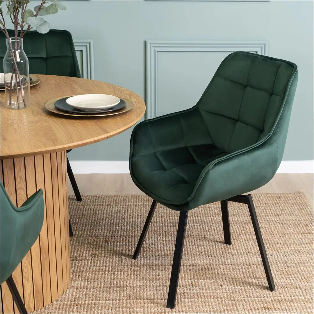 Sukama kėdė su veliūro audiniu žalios spalvos TE200 - €96 Save 15% 50-100, __label:Pristatymas 5-14 d.d., elite,