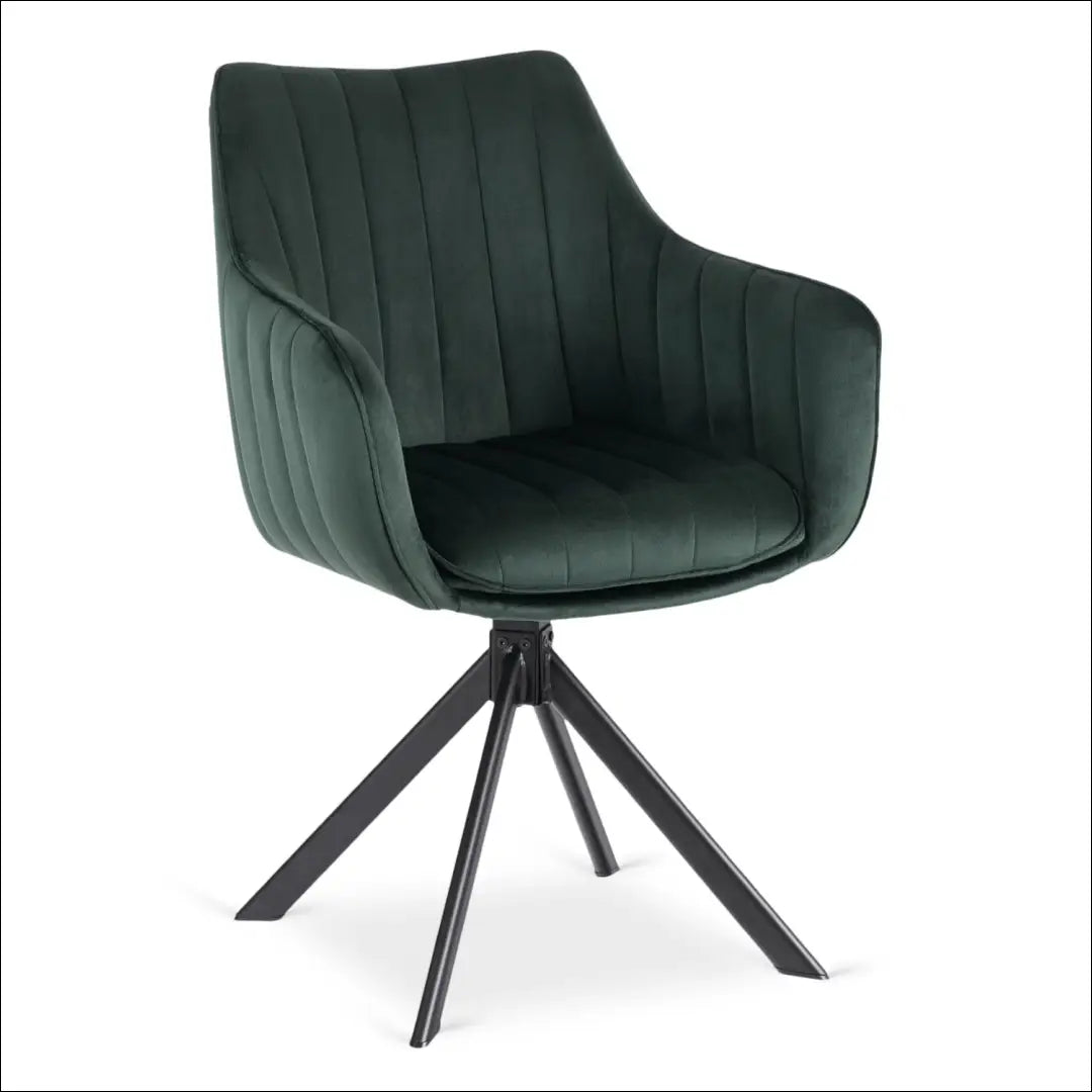 Sukama kėdė su veliūro audiniu žalios spalvos TE974 - €105 Save 15% 100-200, __label:Pristatymas 5-14 d.d., elite,