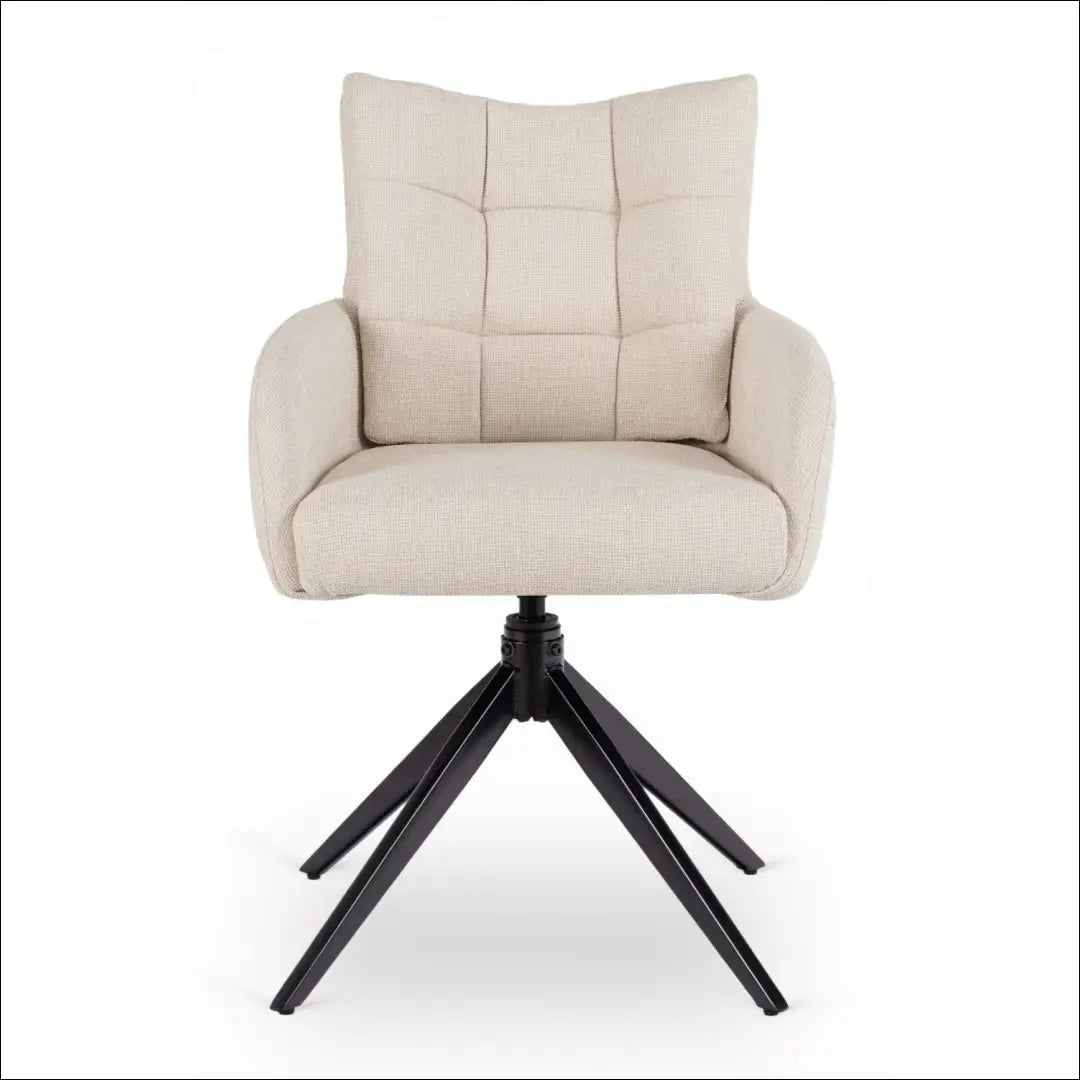 Sukama kėdė svetainei su audiniu kreminės spalvos TE1134 - €118 Save 15% 100-200, __label:Pristatymas 5-14 d.d., elite,