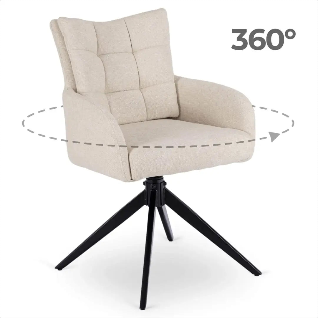Sukama kėdė svetainei su audiniu kreminės spalvos TE1134 - €118 Save 15% 100-200, __label:Pristatymas 5-14 d.d., elite,