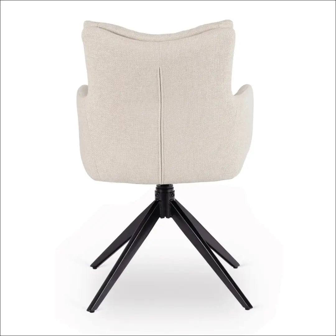 Sukama kėdė svetainei su audiniu kreminės spalvos TE1134 - €118 Save 15% 100-200, __label:Pristatymas 5-14 d.d., elite,