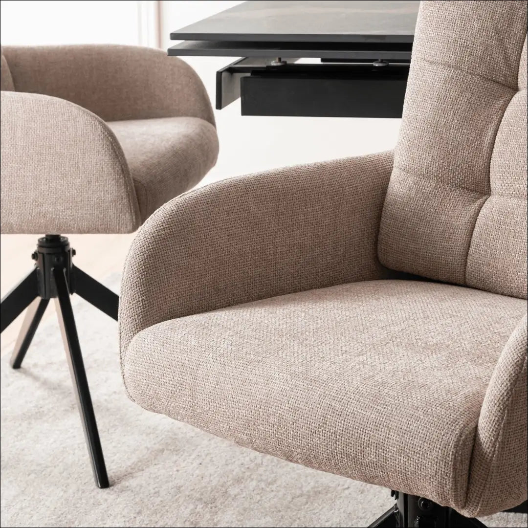 Sukama kėdė svetainei su audiniu smėlio spalvos TE1133 - €118 Save 15% 100-200, __label:Pristatymas 5-14 d.d., elite,