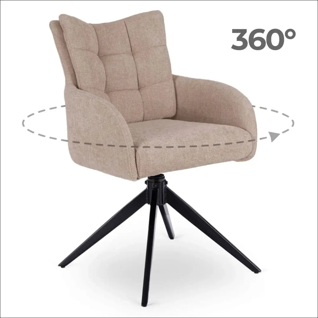 Sukama kėdė svetainei su audiniu smėlio spalvos TE1133 - €118 Save 15% 100-200, __label:Pristatymas 5-14 d.d., elite,