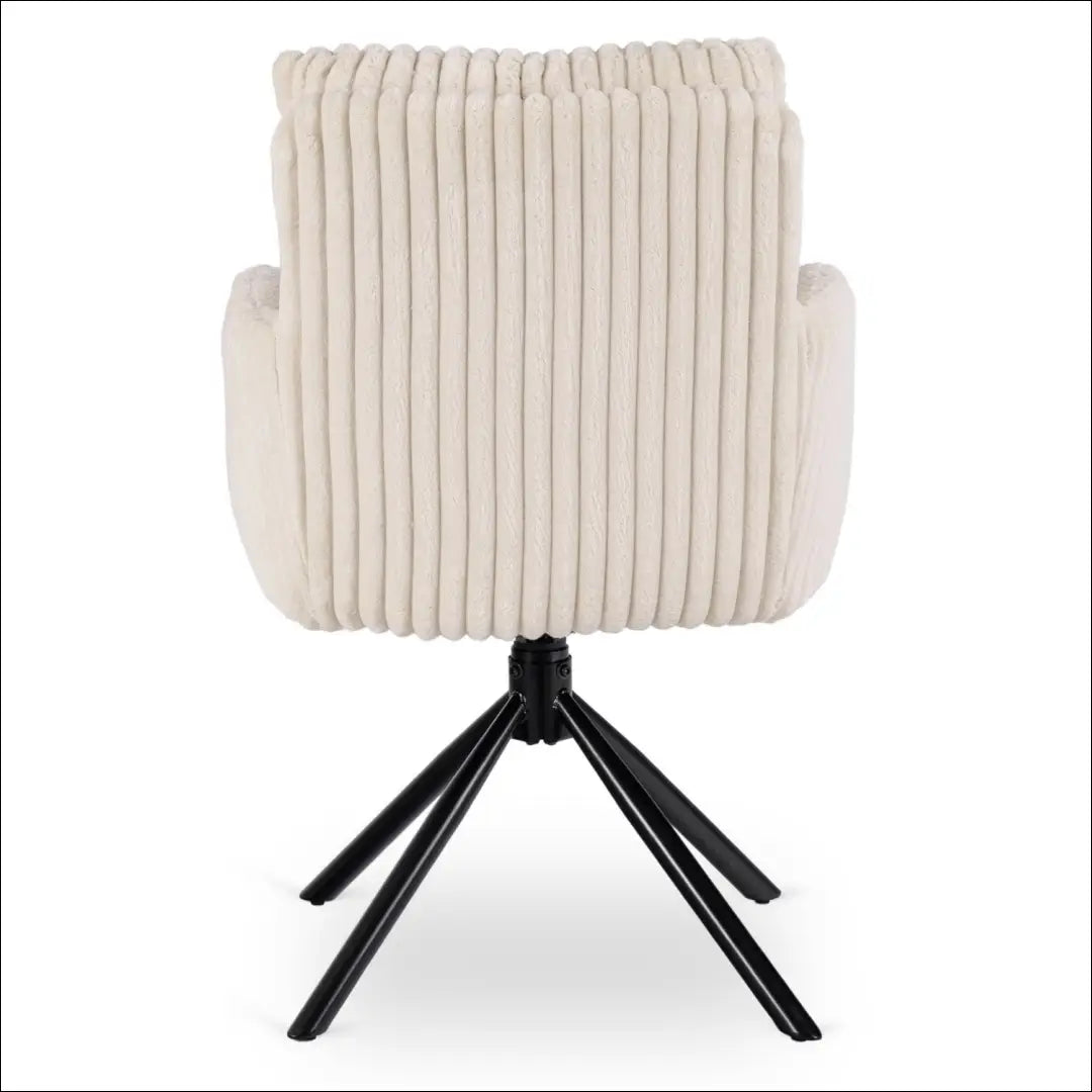 Sukama kėdė svetainei su korduro audiniu kreminės spalvos TE1132 - €113 Save 15% 100-200, __label:Pristatymas 5-14