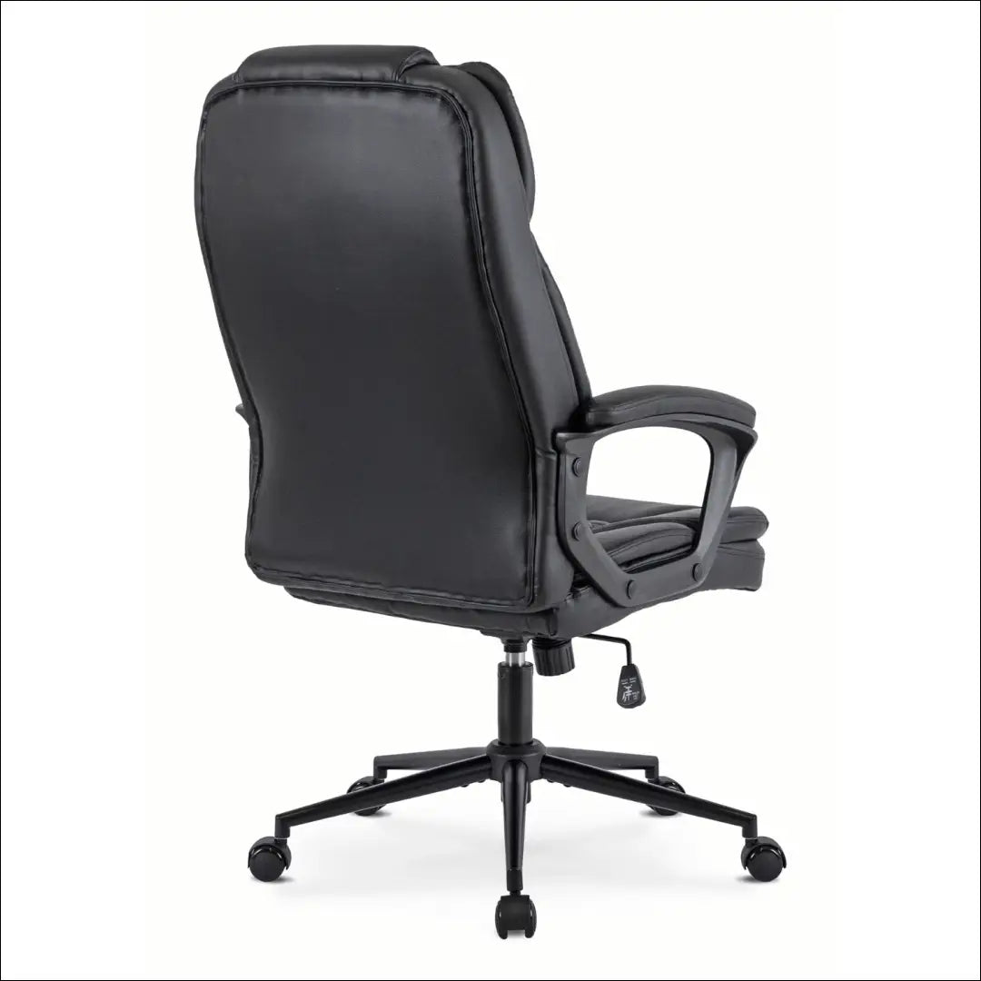 Sukama biuro kėdė iš eko odos juodos spalvos / pilkos TE703 - €146 Save 15% 100-200, __label:Pristatymas 5-14 d.d.,