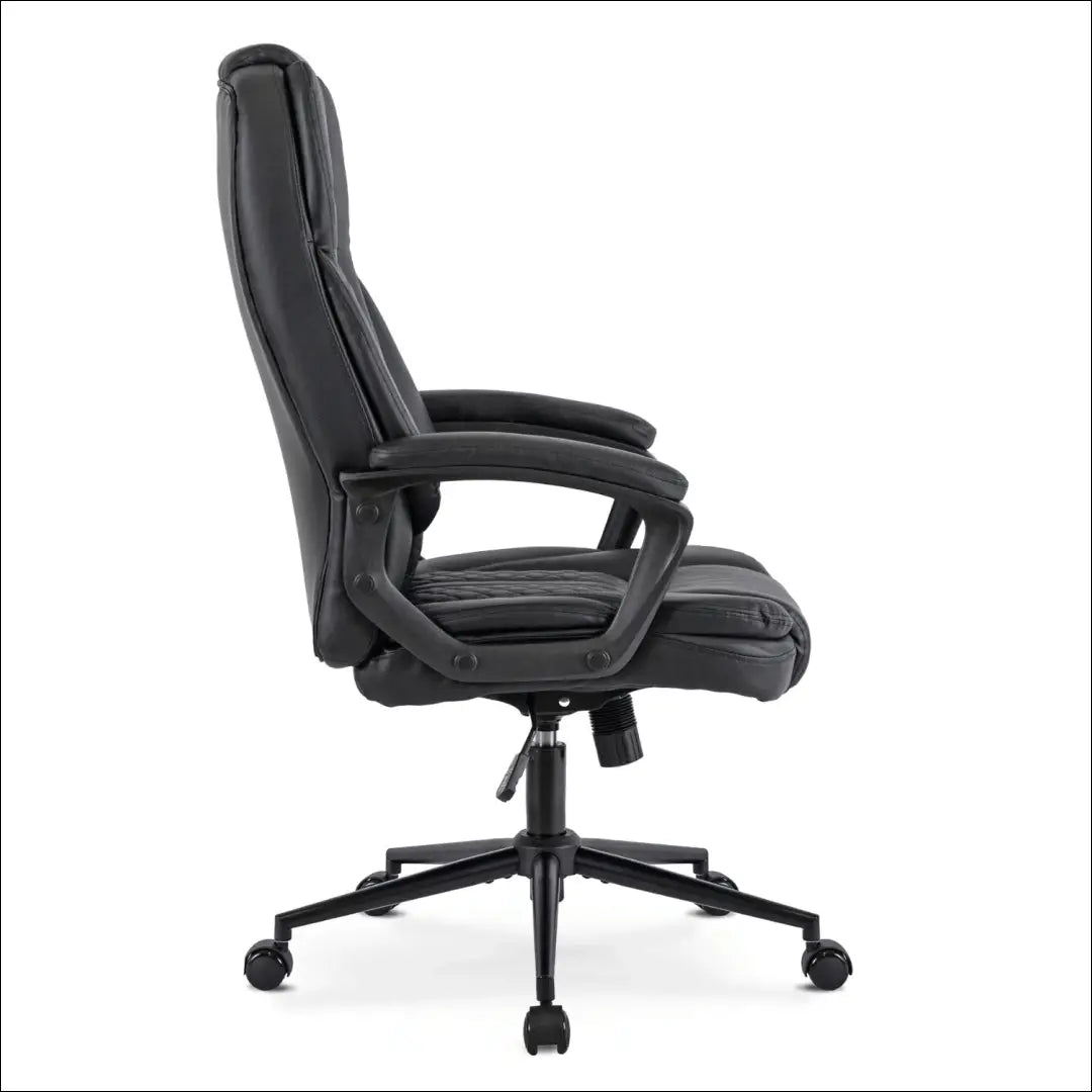 Sukama biuro kėdė iš eko odos juodos spalvos / pilkos TE703 - €146 Save 15% 100-200, __label:Pristatymas 5-14 d.d.,