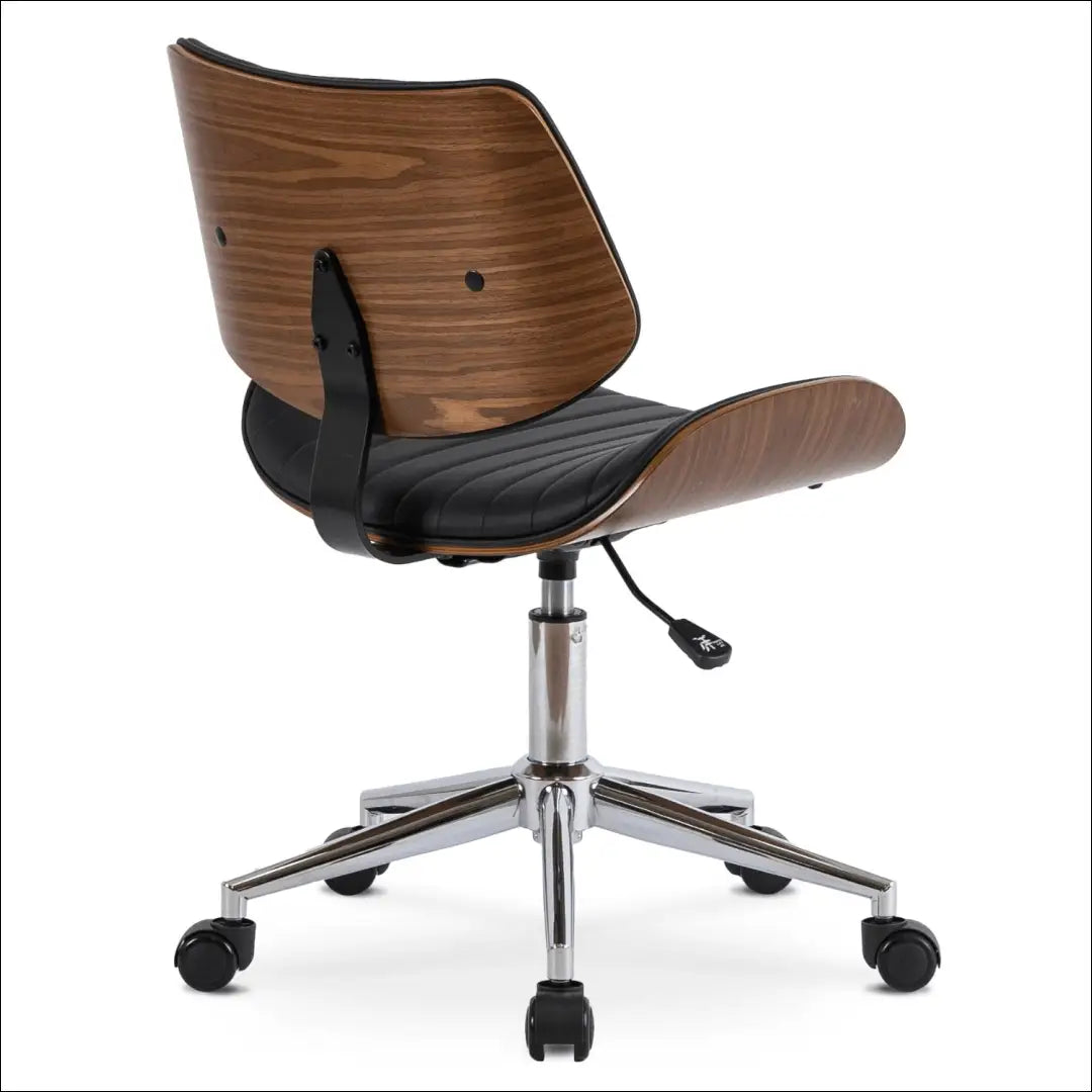 Sukama biuro kėdė iš eko odos juodos spalvos TE007 - €104 Save 15% 100-200, __label:Pristatymas 5-14 d.d., elite,