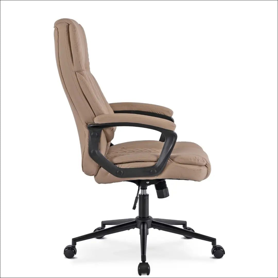 Sukama biuro kėdė iš eko odos smėlio spalvos / pilkos TE702 - €146 Save 15% 100-200, __label:Pristatymas 5-14 d.d.,