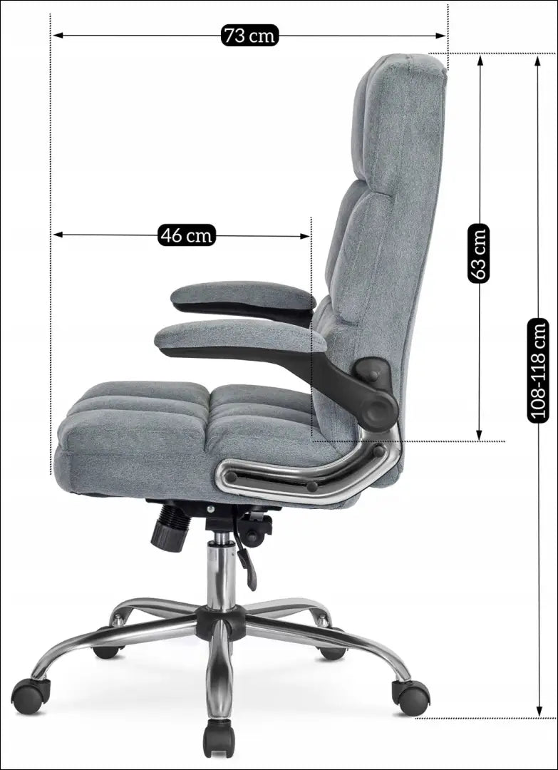 Sukama biuro kėdė su audiniu pilkos spalvos TE154 - €197 Save 15% 100-200, __label:Pristatymas 5-14 d.d., elite,