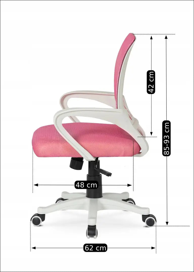 Sukama biuro kėdė su audiniu rožinės spalvos TE322 - €33 Save 15% 25-50, __label:Pristatymas 5-14 d.d., elite, Fotele