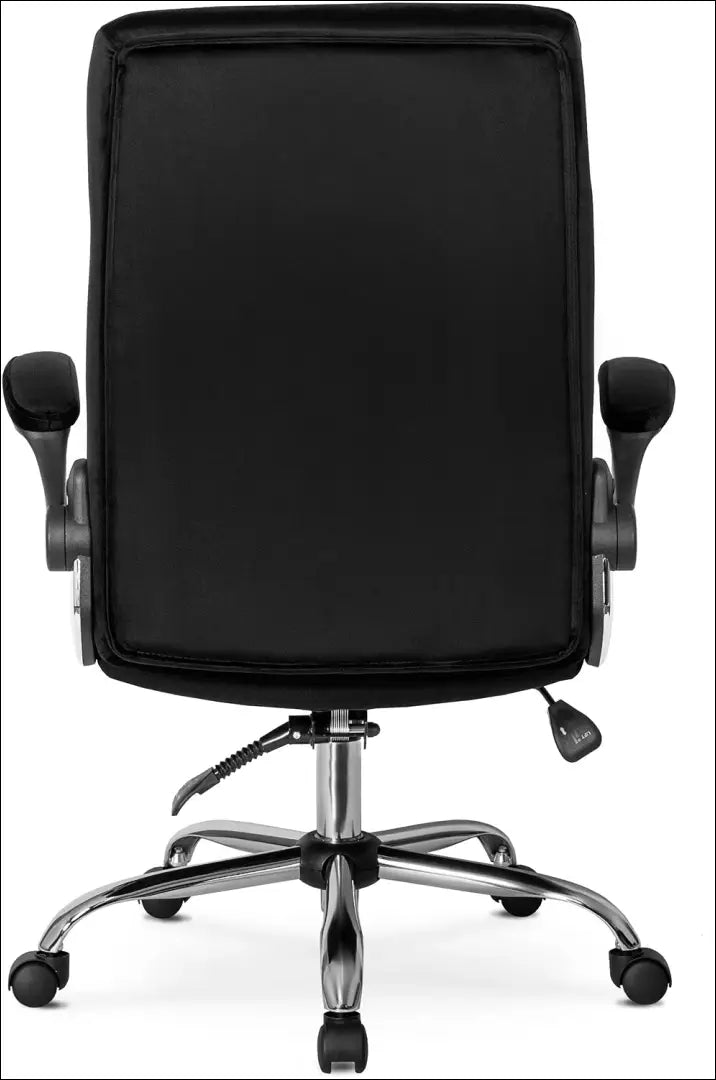 Sukama biuro kėdė su veliūro audiniu juodos spalvos TE115 - €197 Save 15% 100-200, __label:Pristatymas 5-14 d.d.,