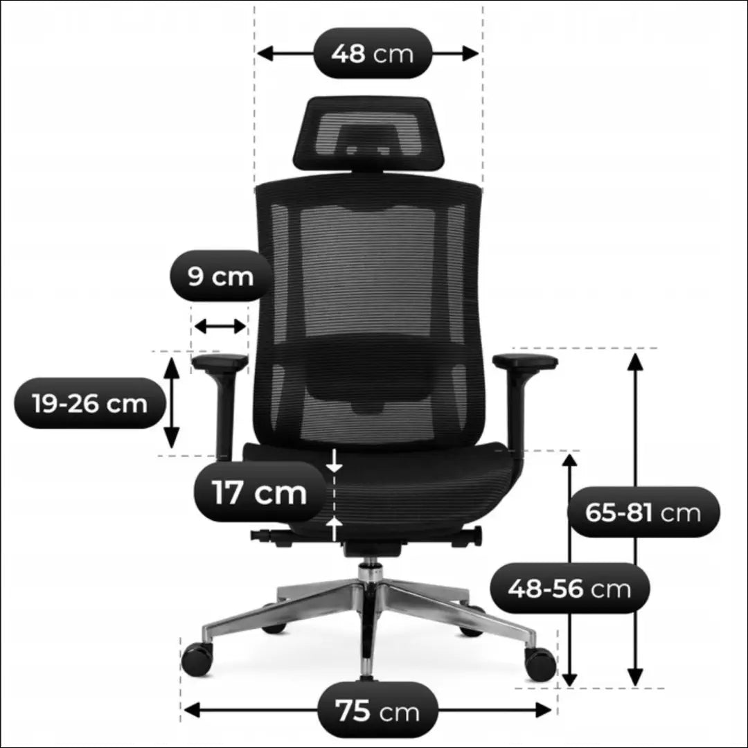 Sukama biuro kėdė su audiniu juodos spalvos TE060 - €268 Save 15% __label:Pristatymas 5-14 d.d., elite, Fotele
