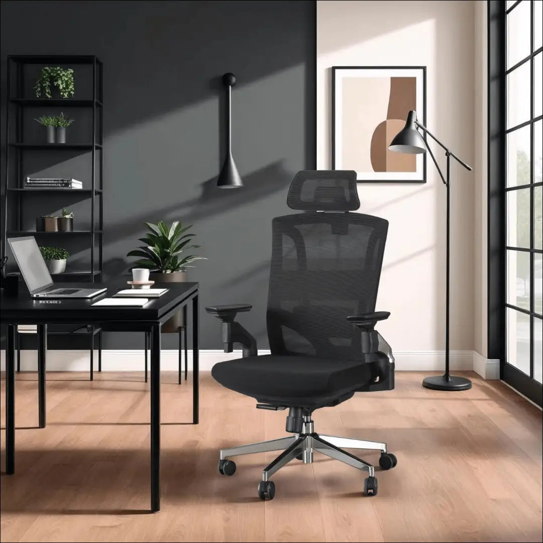Sukama biuro kėdė su audiniu juodos spalvos TE064 - €235 Save 15% __label:Pristatymas 5-14 d.d., elite, over-200,