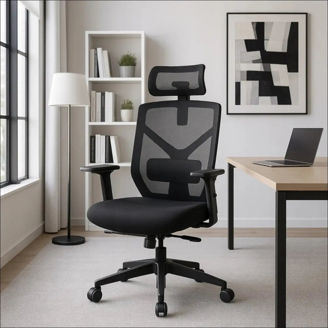 Sukama biuro kėdė su audiniu juodos spalvos TE221 - €212 Save 15% __label:Pristatymas 5-14 d.d., elite, over-200,