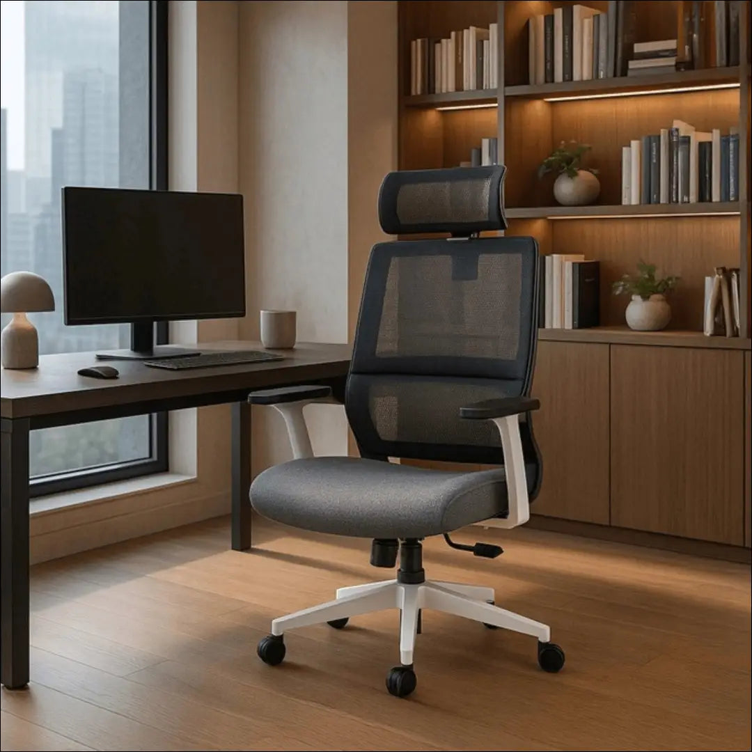 Ergonominis biuro kėdė su audiniu pilkos spalvos TE058 - €180 Save 15% 100-200, __label:Pristatymas 5-14 d.d., elite,