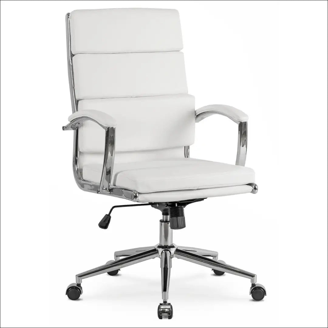 Sukamas fotelis iš eko odos baltos spalvos TE716 - €168 Save 15% 100-200, __label:Pristatymas 5-14 d.d., elite, Fotele