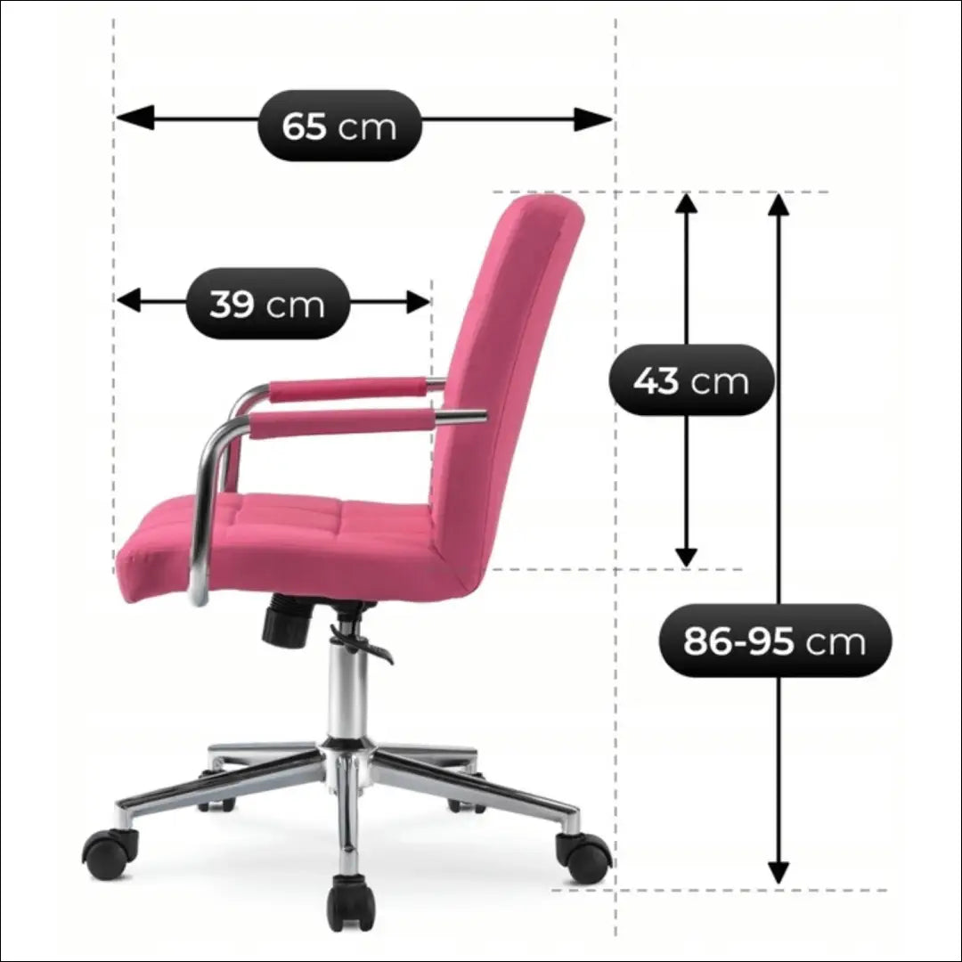 Sukamas fotelis iš eko odos rožinės spalvos TE717 - €57 Save 15% 50-100, __label:Pristatymas 5-14 d.d., elite, Fotele