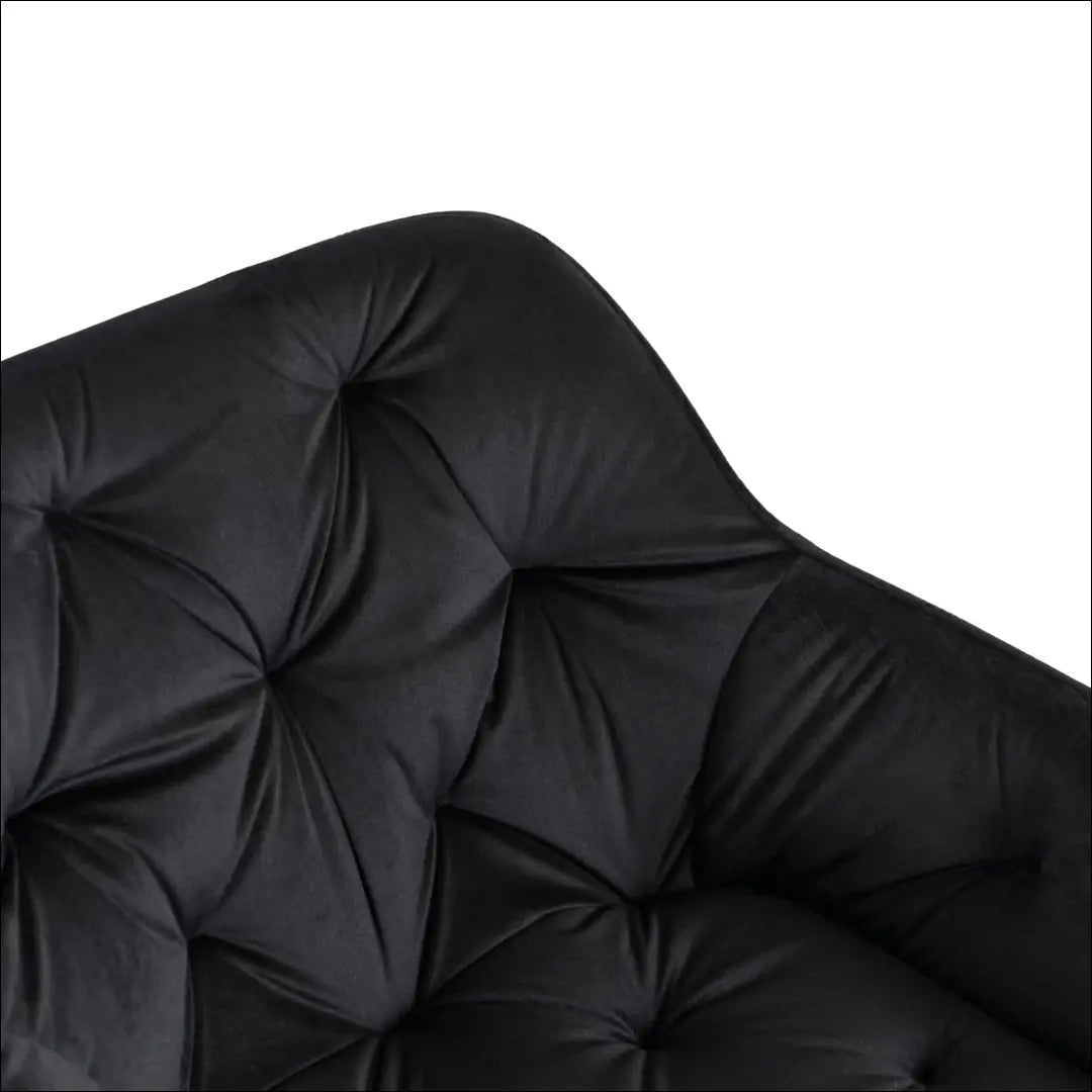 Sukamas fotelis su veliūro audiniu juodos spalvos TE670 - €88 Save 15% 50-100, __label:Pristatymas 5-14 d.d., elite,