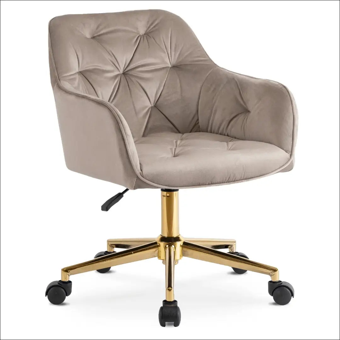 Sukamas fotelis su veliūro audiniu smėlio spalvos TE704 - €88 Save 15% 50-100, __label:Pristatymas 5-14 d.d., elite,