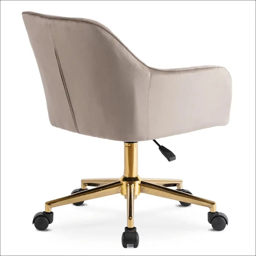Sukamas fotelis su veliūro audiniu smėlio spalvos TE704 - €88 Save 15% 50-100, __label:Pristatymas 5-14 d.d., elite,