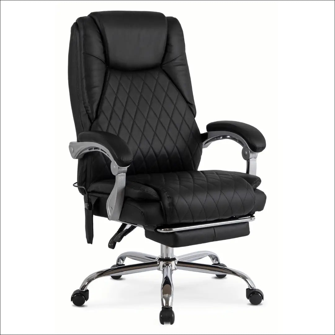 Sukamas masažinis fotelis su šildymo funkcija audiniu juodos spalvos / baltos TE697 - €177 Save 15% 100-200,