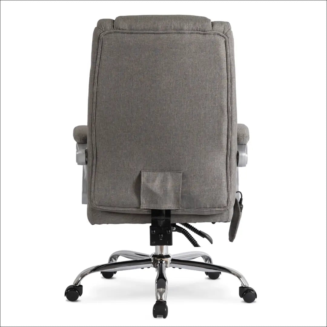 Sukamas masažinis fotelis su šildymo funkcija audiniu pilkos spalvos TE700 - €177 Save 15% 100-200, __label:Pristatymas